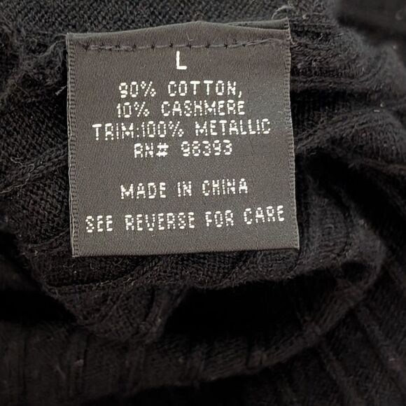 Pamela Dennis Private Client Group cotton cashmere knit full wrap dress Large - Picture 6 of 10